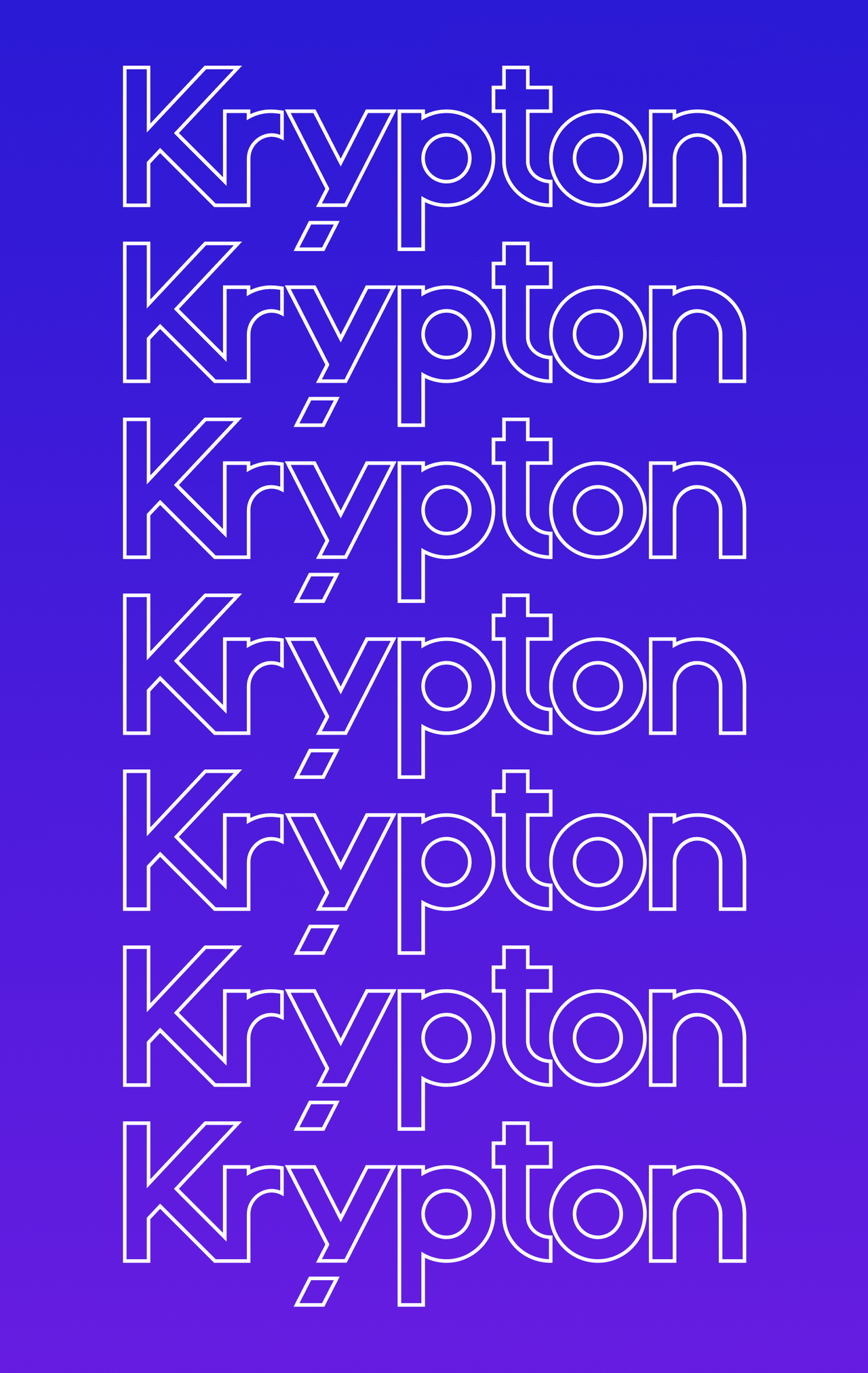 Krypton – логотип для онлайн-маркетплейса